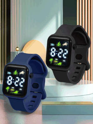 Harcher "Phantom Sport" Chronograph – Matte Black Tonneau Case with Aero-Orange Silicone Strap